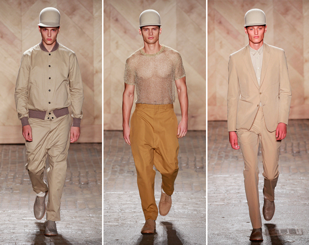 Perry Ellis by Duckie Brown Spring 2013: Let's Have A Khaki