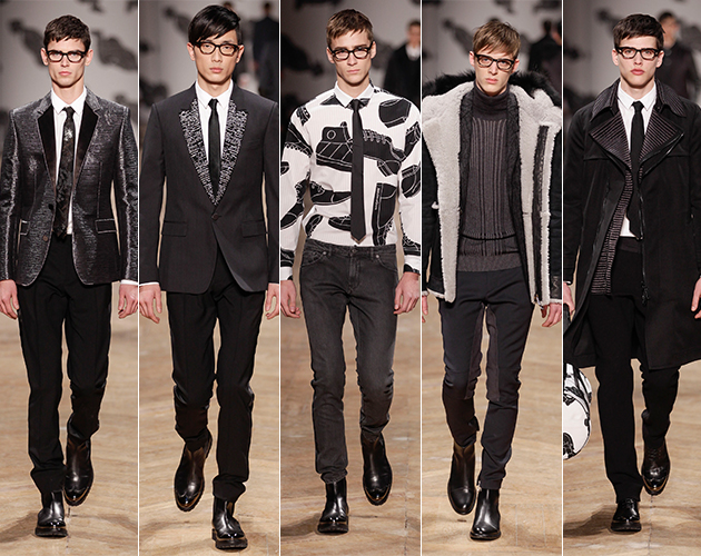 Vikor & Rolf Fall 2013 Menswear Paris fashion week runway models jules vern journey to the center of the earth