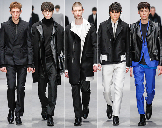 costume national men's fall 2013 runway show pitti uomo male models italy milan rebellion