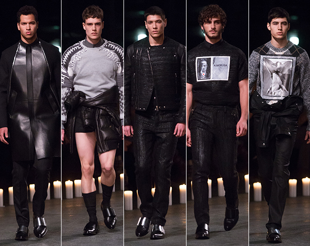 givenchy fall 2013 menswear paris runway fashion week male models mapplethorpe