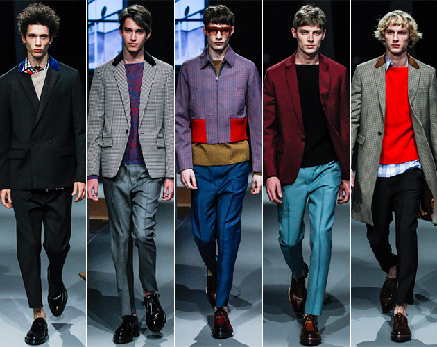 prada men's fall 2013 runway show pitti uomo milan menswear models