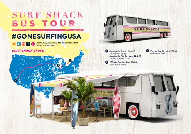 Tommy Hilfiger Surf Shack Tour Dates and Locations Gone Surfing USA