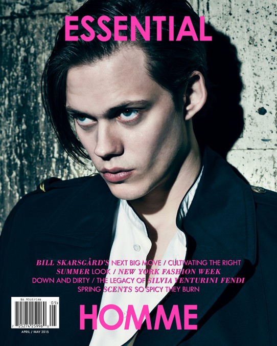 Bill Skarsgård Covers Essential Homme April/May 2015Essential Homme ...